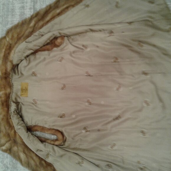 WOMEN REAL NATURAL MINK FUR VEST COAT JACKET WOMEN BROWN TAN M MEDIUM L LARGE 10 - Picture 6 of 13